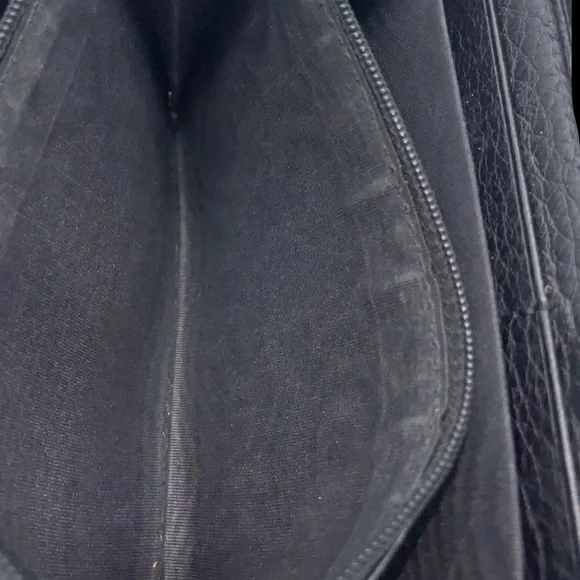 Authentic GUCCI GG Logo Soho Leather Black Long Wallet W/Box - Picture 15 of 16